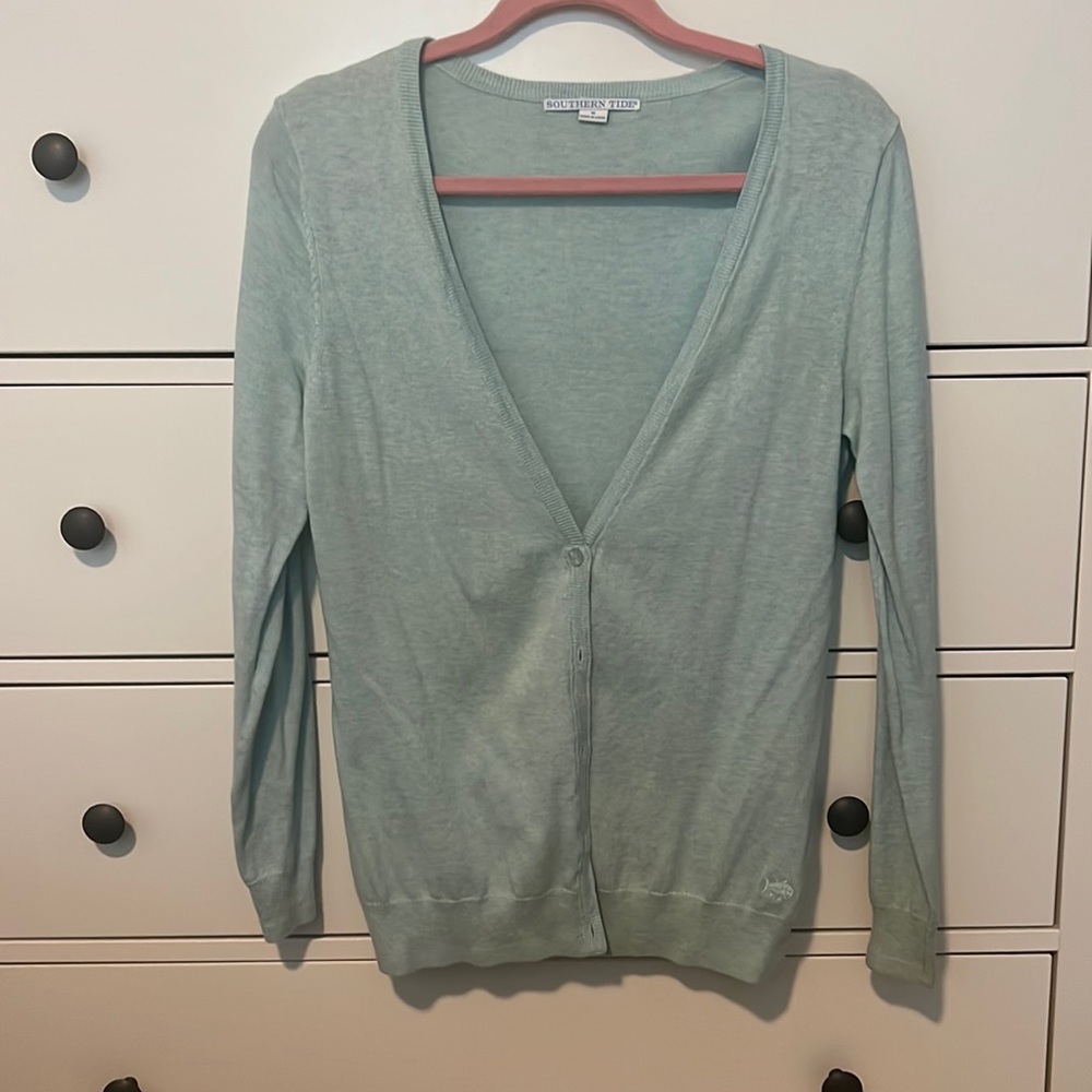 Southern Tide light blue sweater